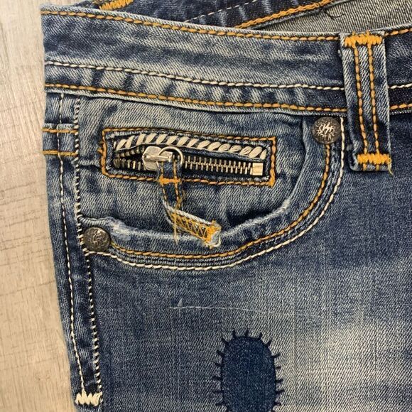 rerock for express distressed boot cut jeans - Picture 11 of 14